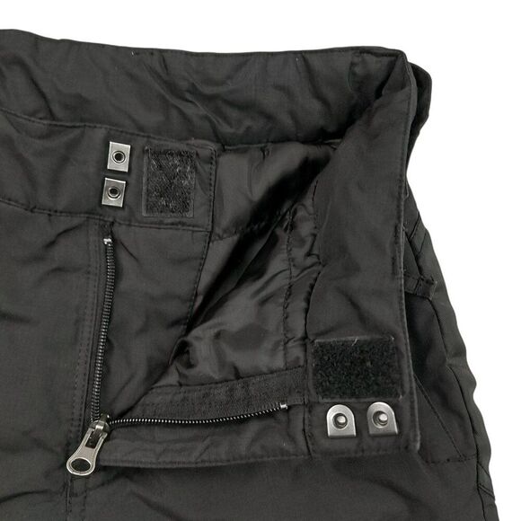 TSLA Snow Ski Pants Youth Medium 10/12 Black Insulated Ripstop Outdoor Travel - Picture 4 of 11
